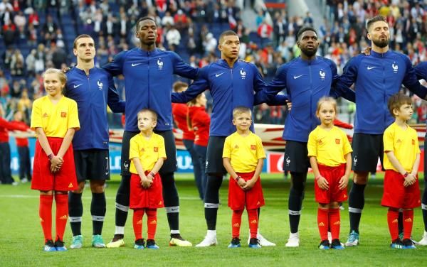 لاعبو منتخب فرنسا
