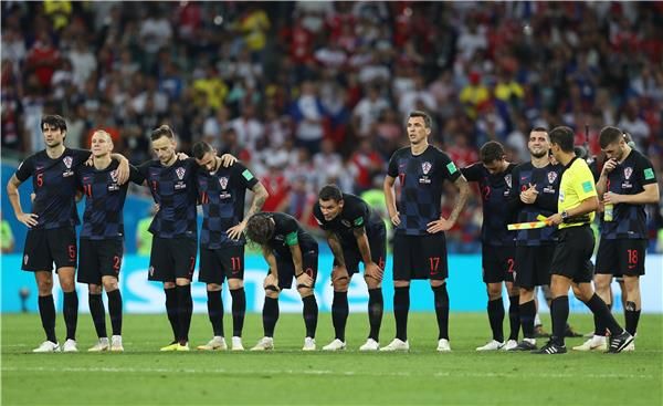 لاعبو المنتخب الكرواتي
