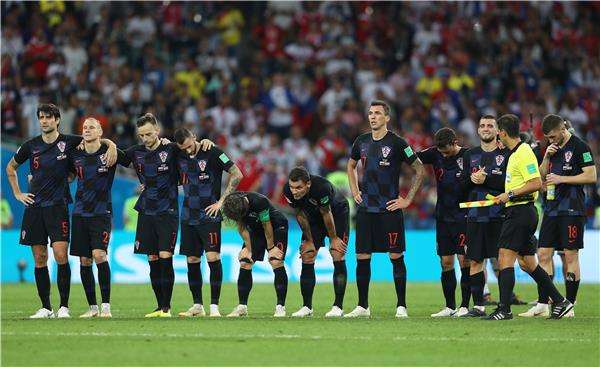 لاعبو المنتخب الكرواتي