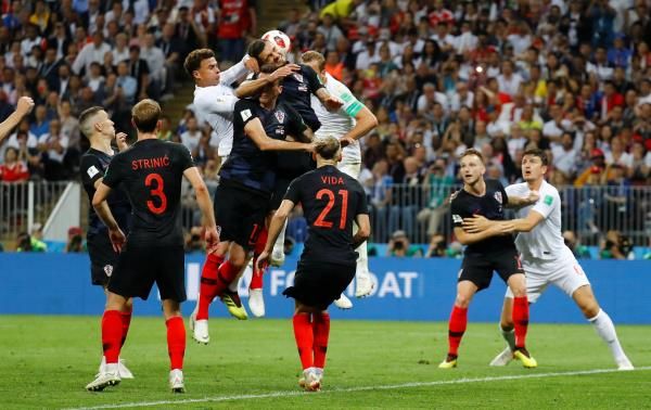 من مباراة كرواتيا وإنجلترا