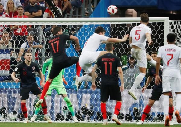 من لقاء كرواتيا وإنجلترا