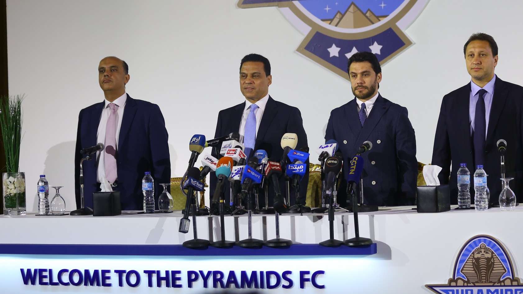 مسؤولو نادي بيراميدز