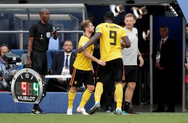 لحظة خروج لوكاكو