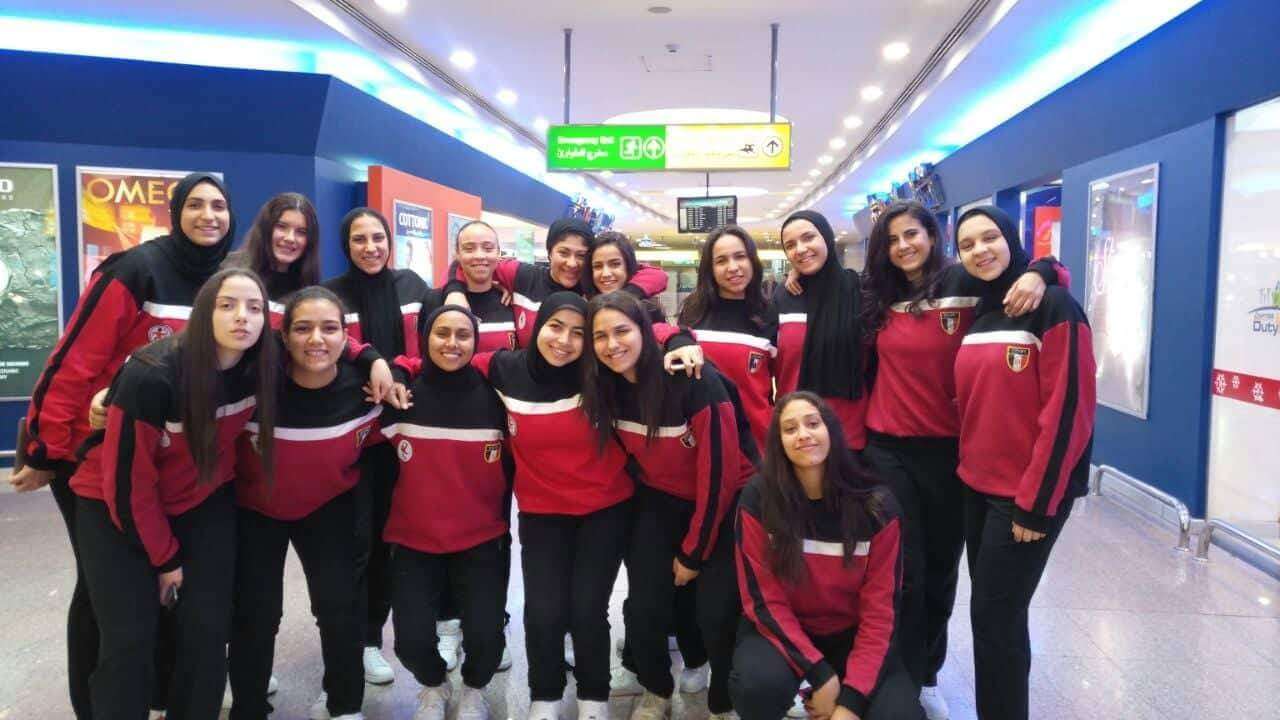 شابات منتخب مصر لكرة اليد