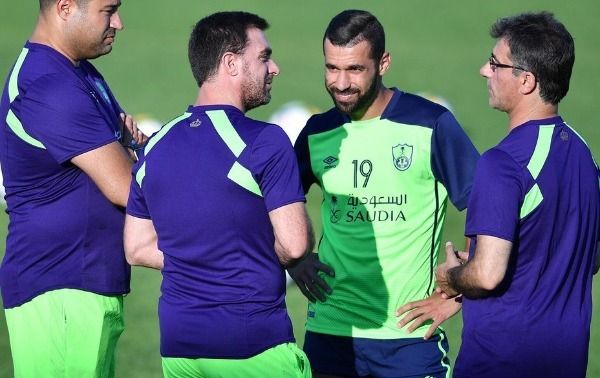 السعيد يشارك في مران أهلي جدة