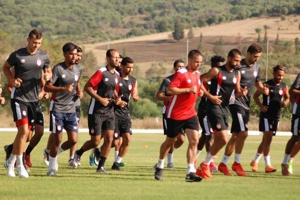  من تدريبات الافريقي في معسكر طبرقة 