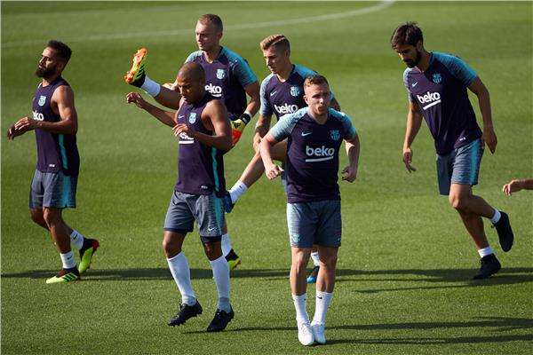 لاعبو برشلونة