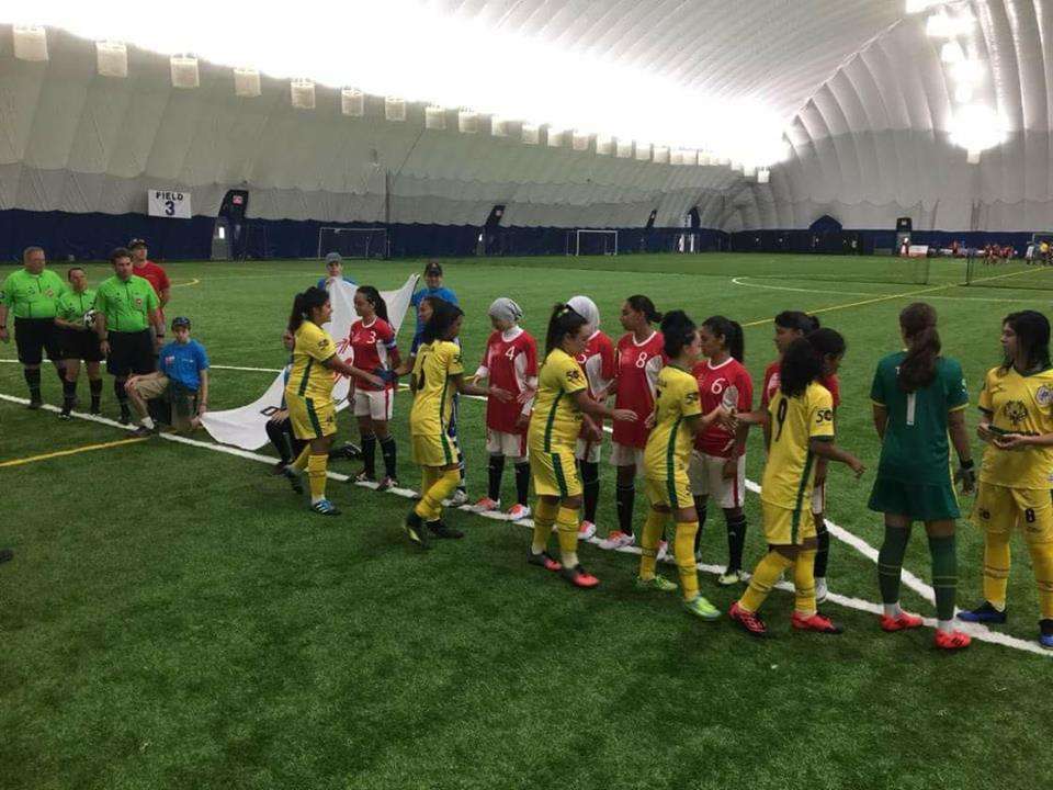 جانب من المباراة
