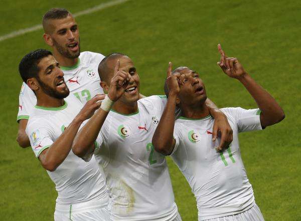 لاعبو منتخب الجزائر
