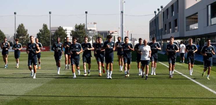 من مران ريال مدريد