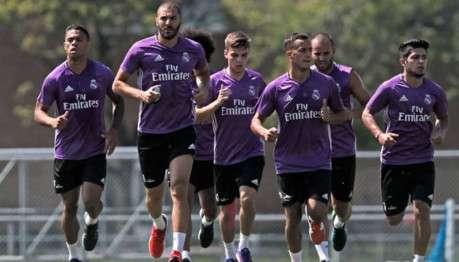 دياز في تدريبات ريال مدريد