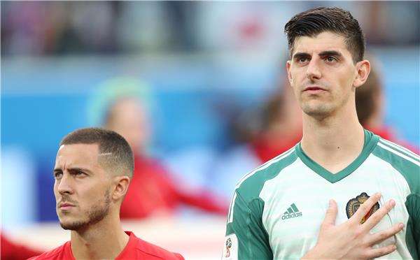 كورتوا مع منتخب بلجيكا