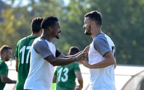 جانب من المباراة