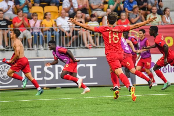 فرحة لاعبي البرتغال