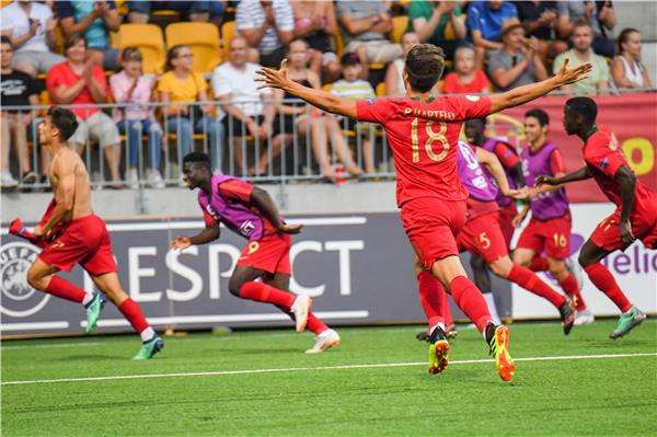 فرحة لاعبي البرتغال