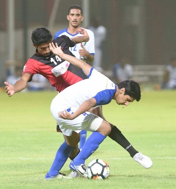 من أحد لقاءات المنتخب الأولمبي 