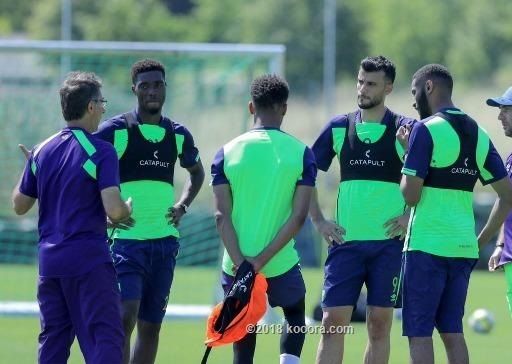 جانب من التدريبات