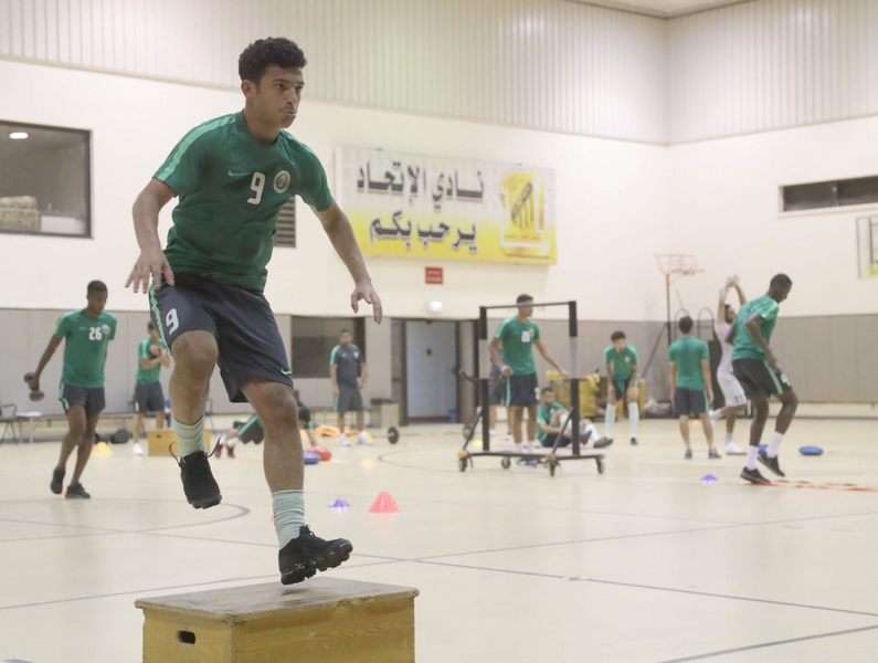 لاعبو المنتخب السعودي