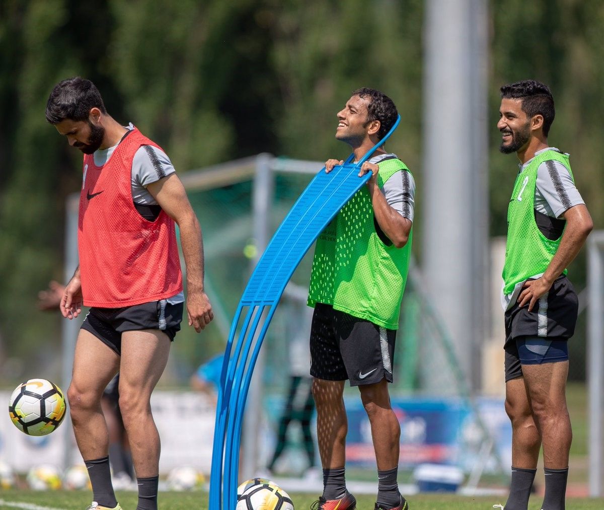 جانب من التدريبات