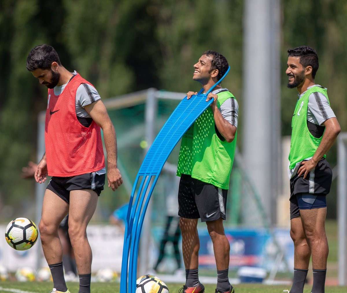 جانب من التدريبات