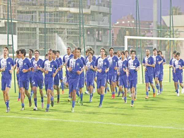 لاعبو منتخب الكويت للشباب
