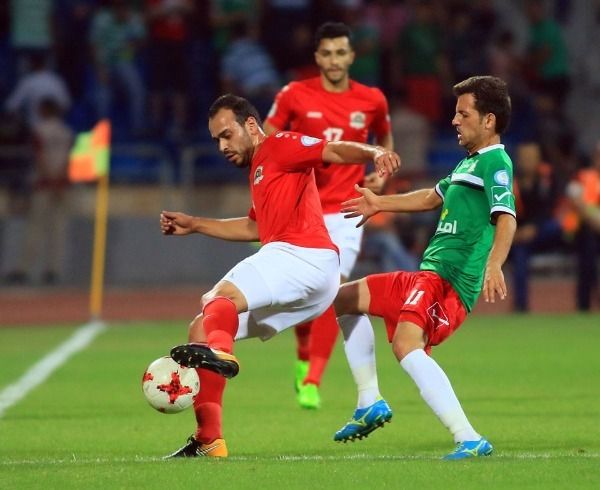 لقاء سابق بين الوحدات والجزيرة