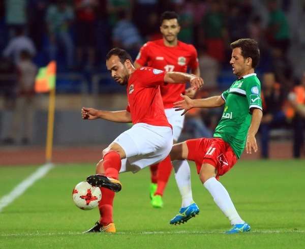 لقاء سابق بين الوحدات والجزيرة