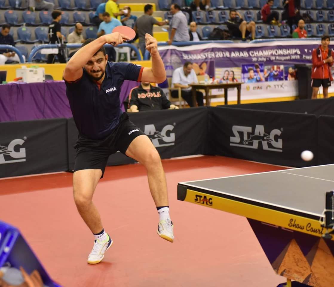 جانب من منافسات الفردي بالبطولة