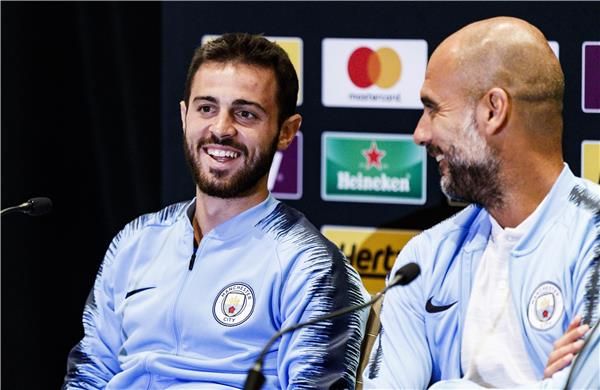 جوارديولا  و برناردو سيلفا 