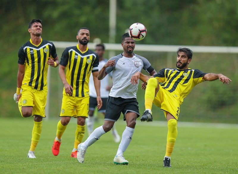 من الودية الأخيرة للشباب أمام اتحاد كلباء الإماراتي 