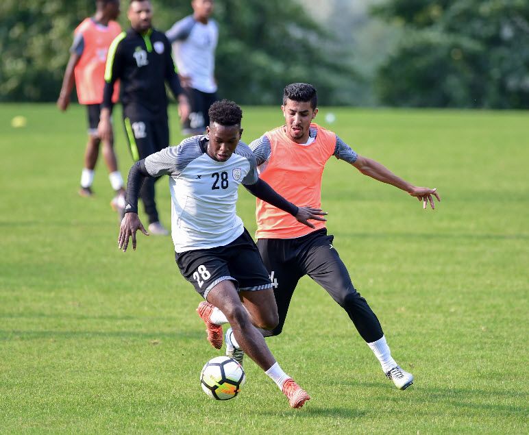 جانب من التدريبات 