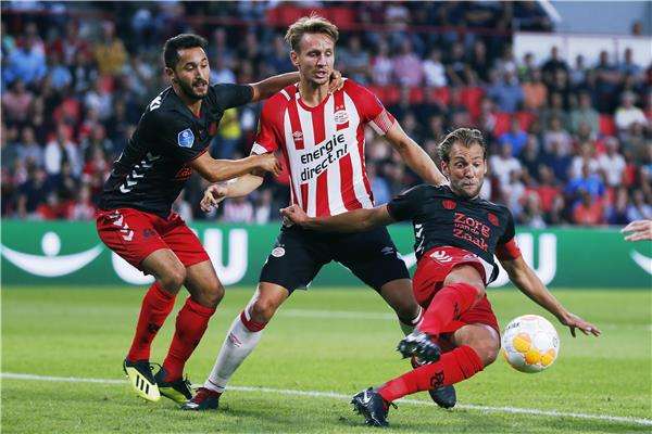 لقطة من المباراة