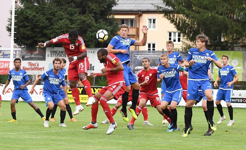 منتخب الإمارات في مواجهه أودينيزي