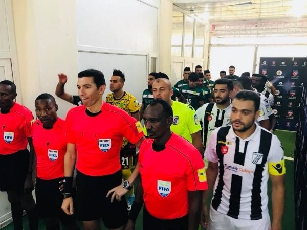 من مباراة الصفاقسي والنفط العراقي 