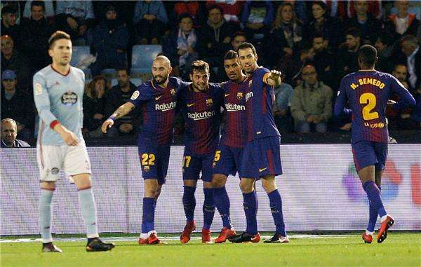 لاعبو برشلونة