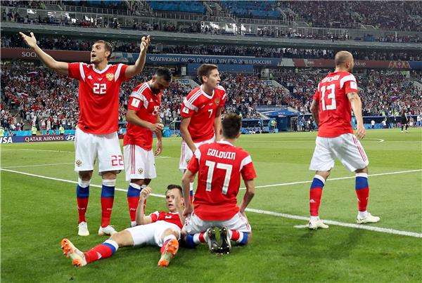 لاعبو روسيا