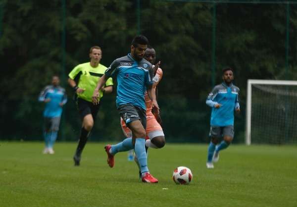 جانب من المباراة