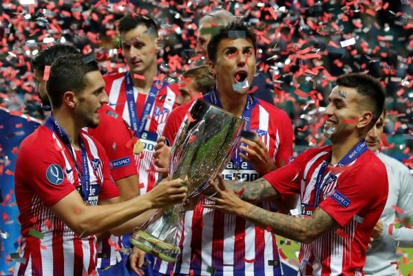 جانب من تتويج أتلتيكو مدريد