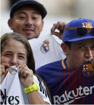 جماهير ريال مدريد وبرشلونة