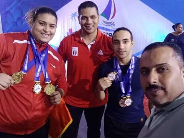 عدد من الرباعين المصريين بالميداليات الذهب بالبطولة