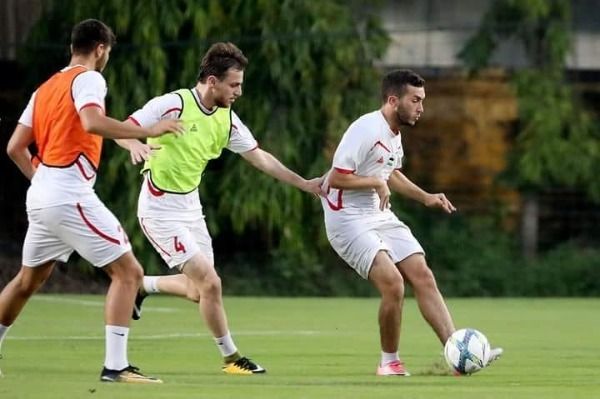 من مران منتخب فلسطين