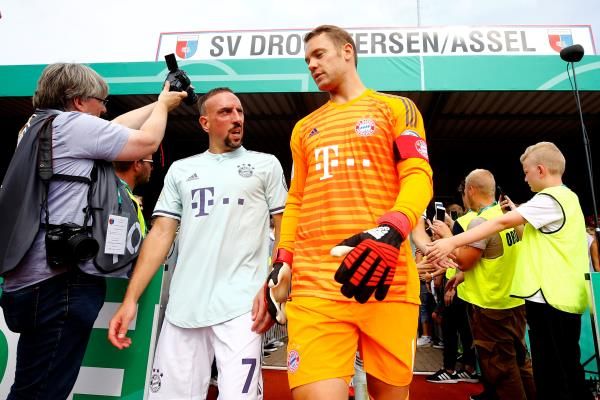 مانويل نوير وفرانك ريبيري