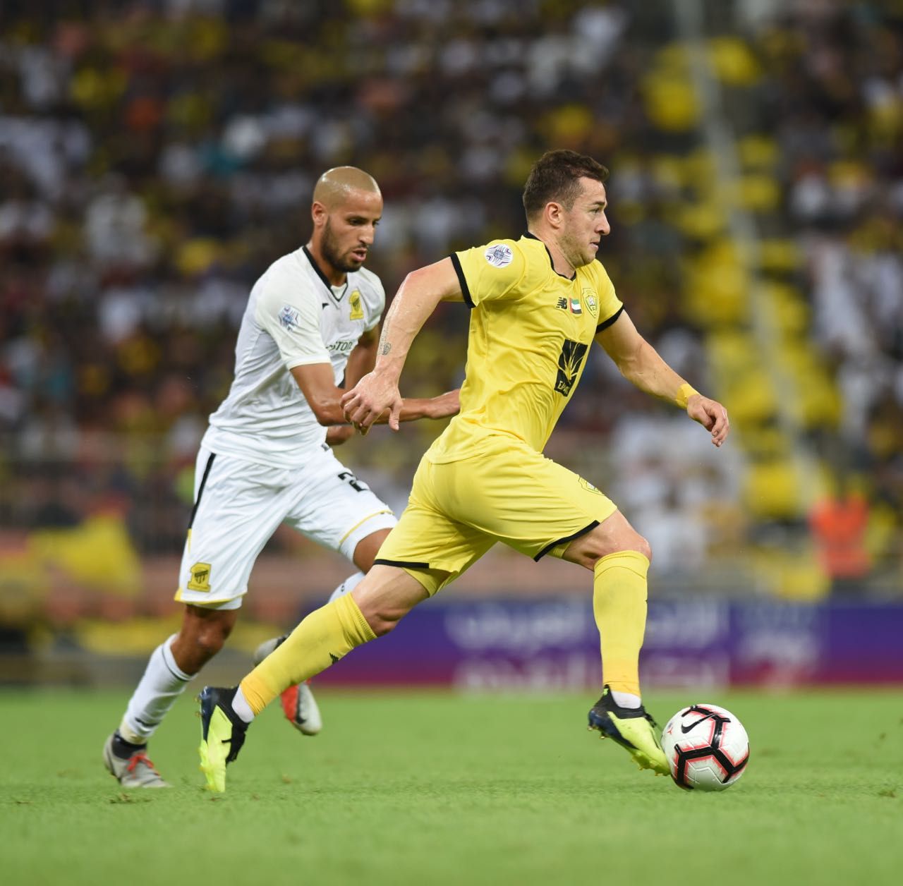 جانب من المباراة