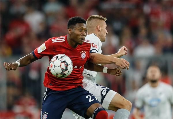 من لقاء بايرن ميونخ وهوفنهايم