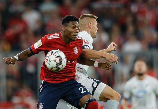 من لقاء بايرن ميونخ وهوفنهايم