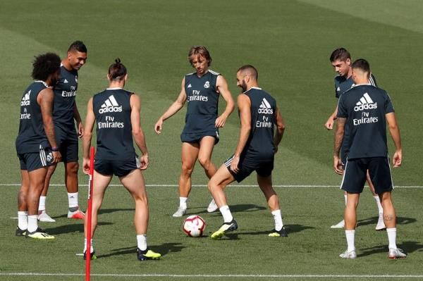 جانب من مران ريال مدريد