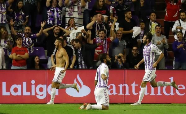 فرحة لاعبي بلد الوليد بالهدف قبل إلغائه