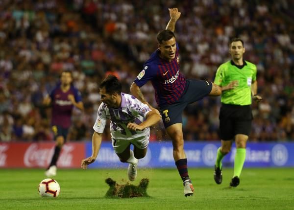 جانب من لقاء برشلونة وبلد الوليد