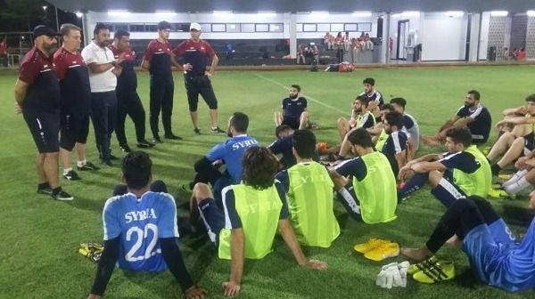 من مران الأولمبي السوري