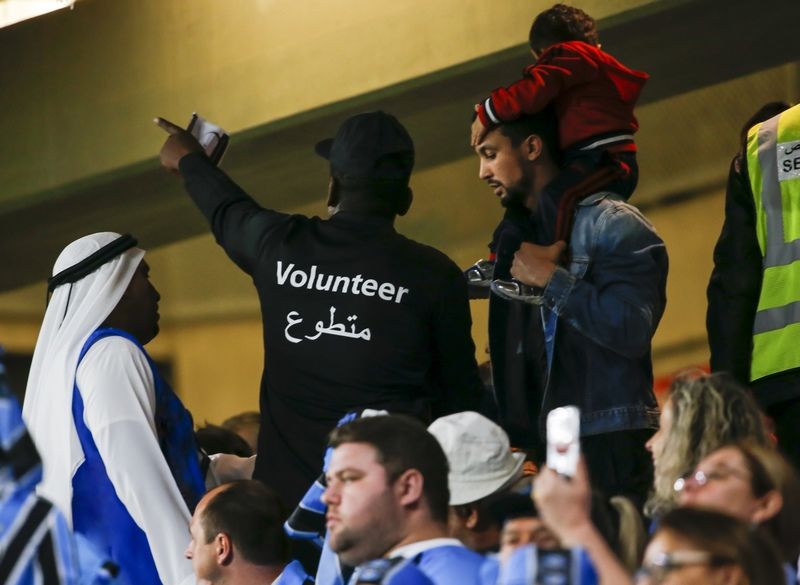 التطوع حاضر دائمًا في الأحداث الرياضية الكبرى